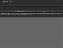 Tablet Screenshot of javani.com